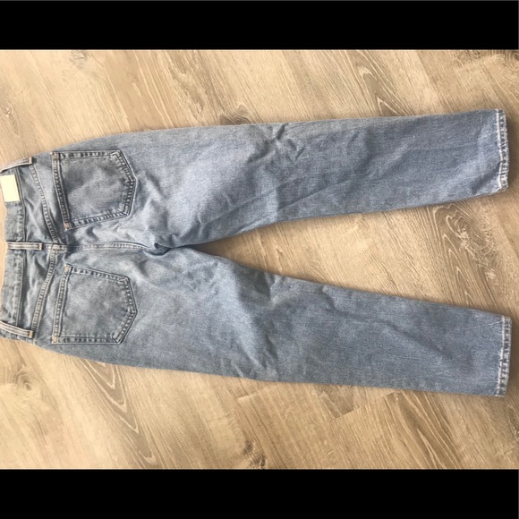 something navy jeans